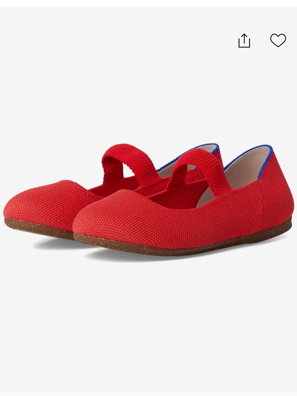 Rothy’s Kids Mary Janes in Glamor Red Kids Size 10